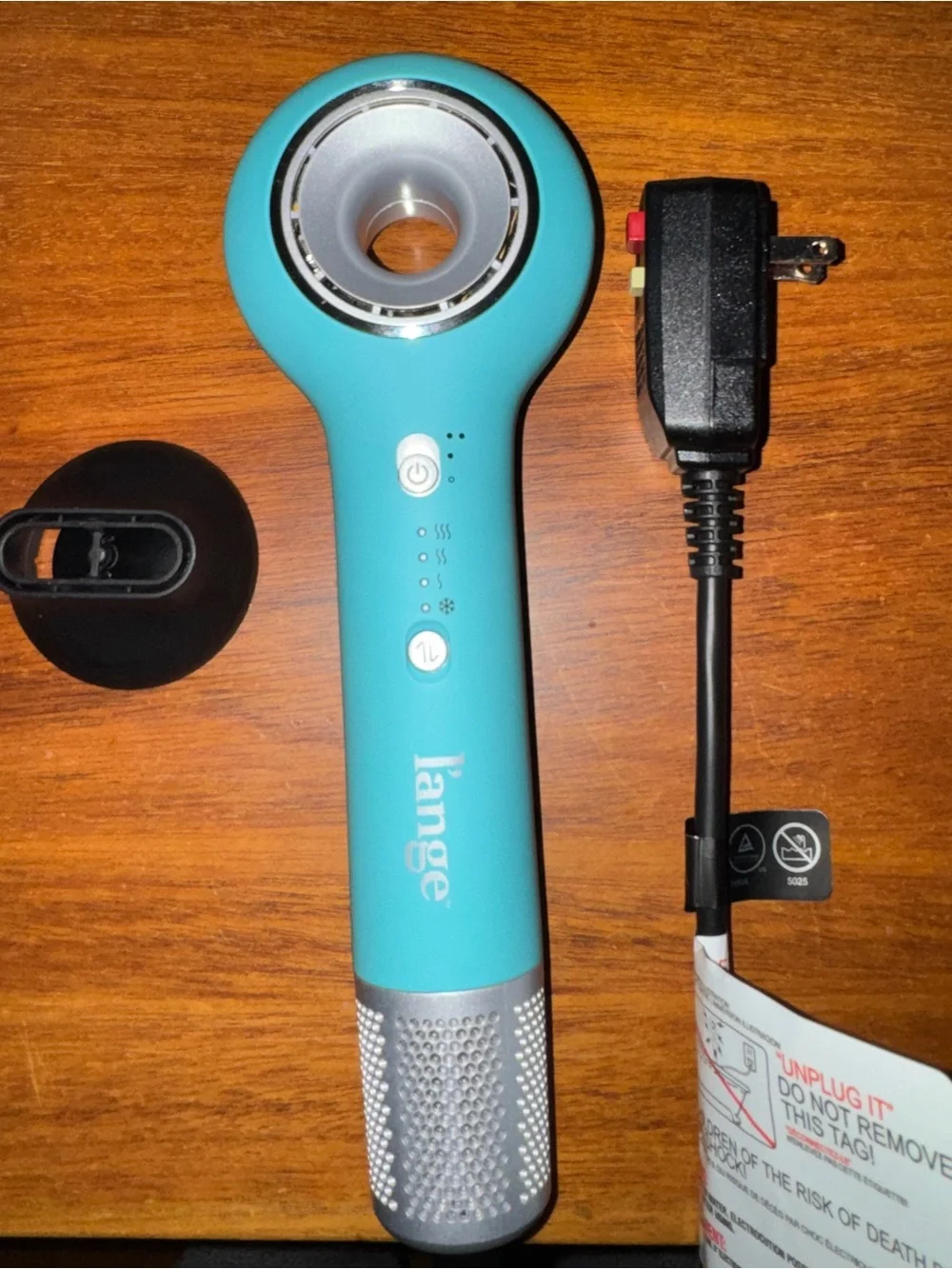 Lange Hair Axia HaloRing Aqua Blue Hair Dryer